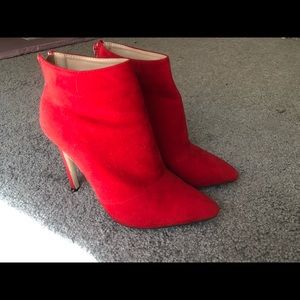 Red Heeled Booties